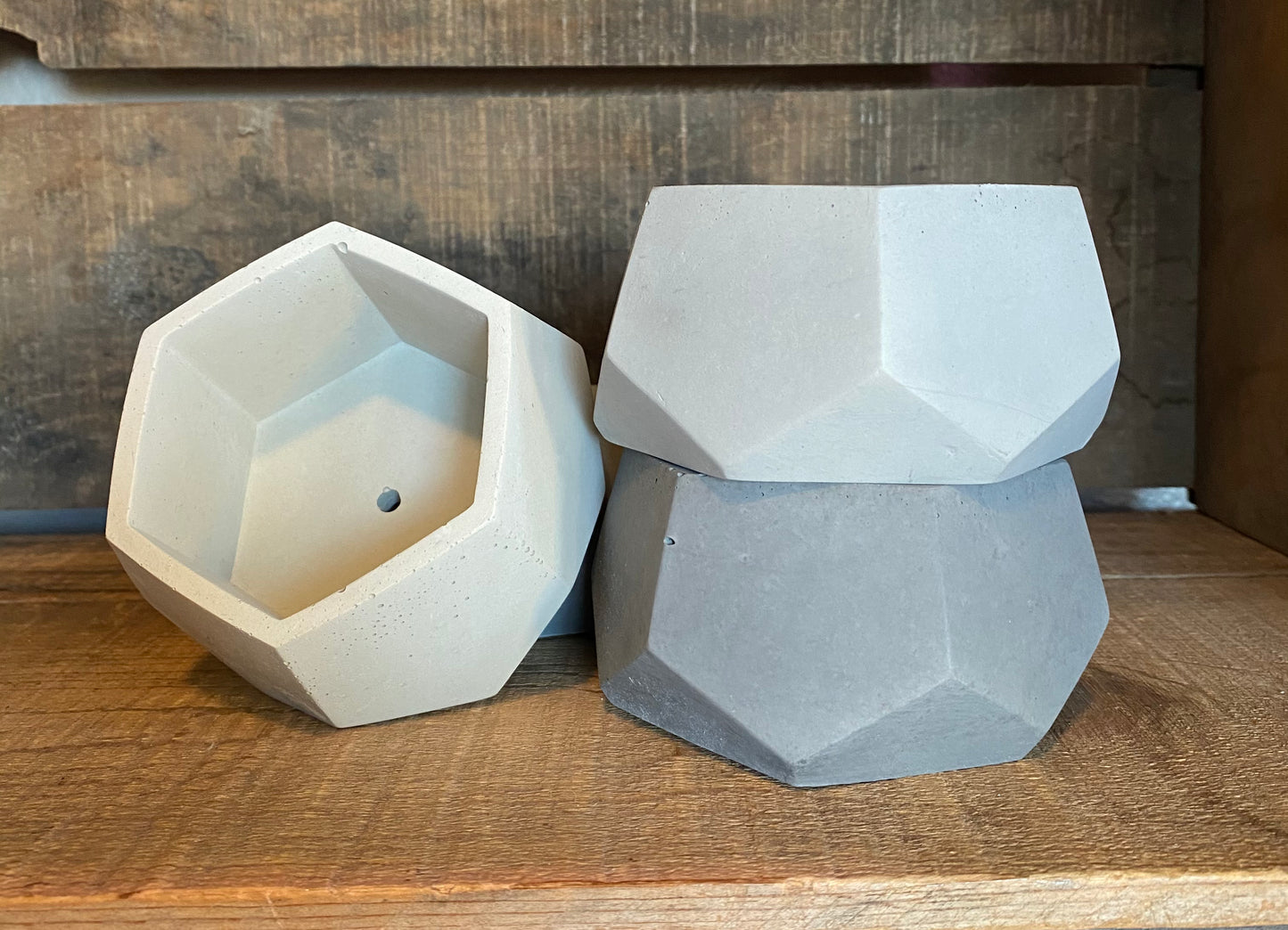 Geometric Concrete Planter