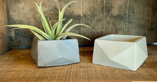 Geometric Concrete Succulent Pot