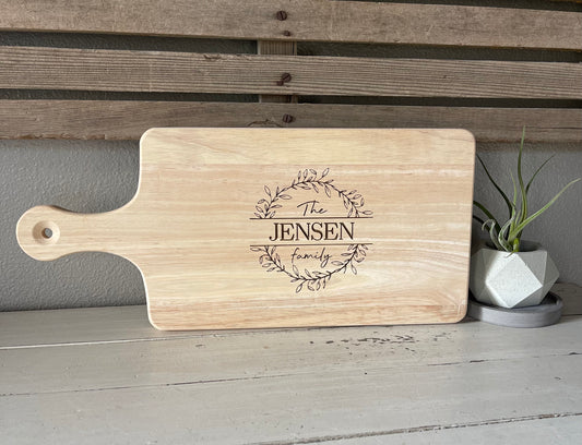 Custom Engraved Charcuterie Board