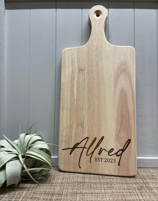 Custom Engraved Charcuterie Board