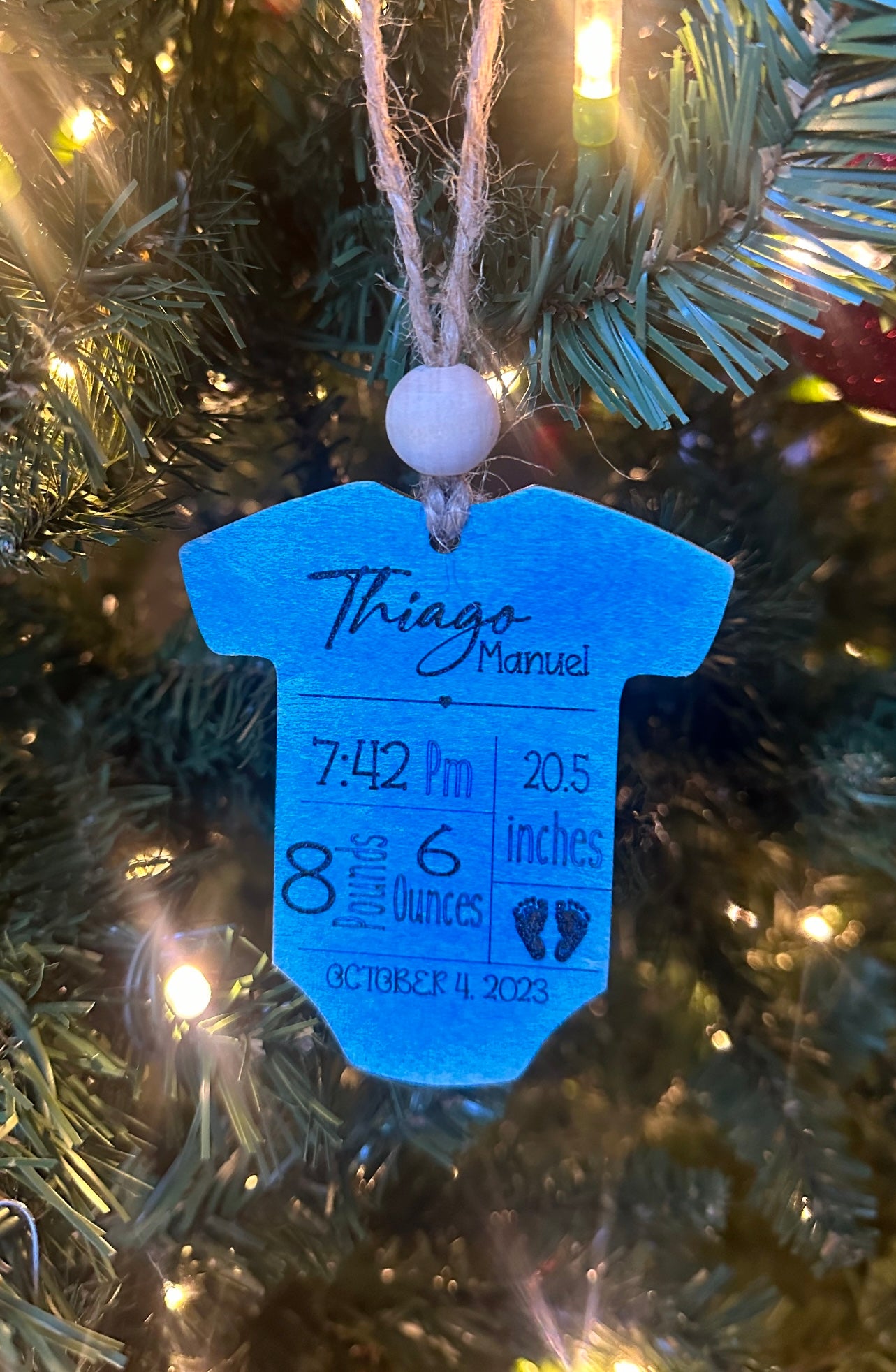 Personalized Onesie Ornament