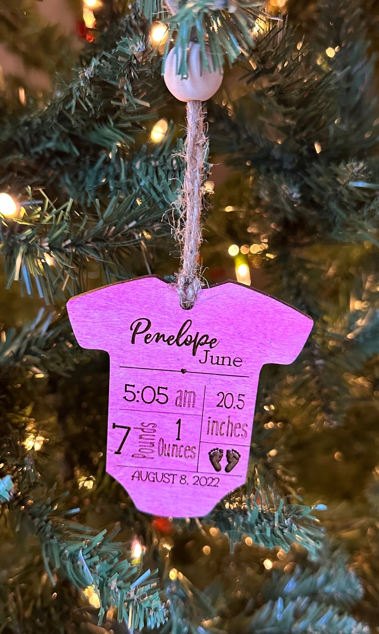 Personalized Onesie Ornament