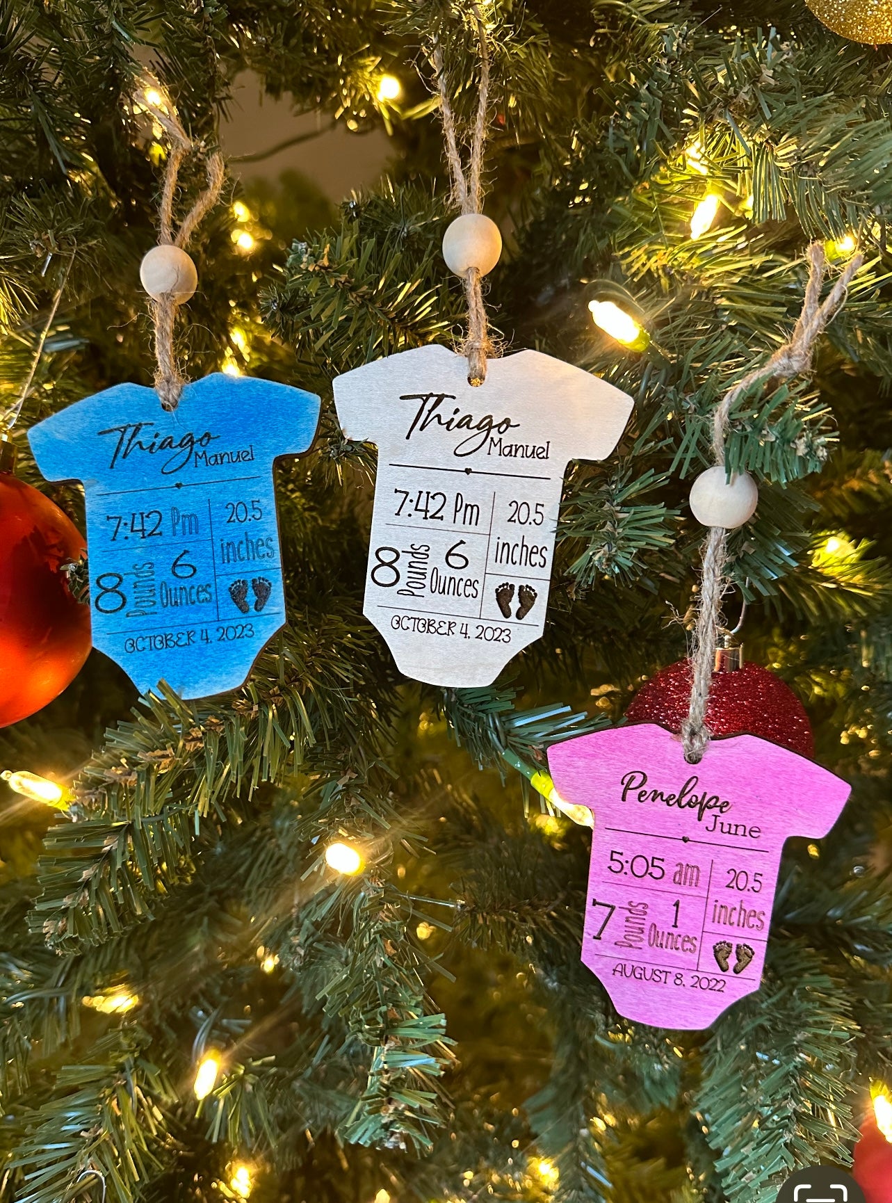 Personalized Onesie Ornament