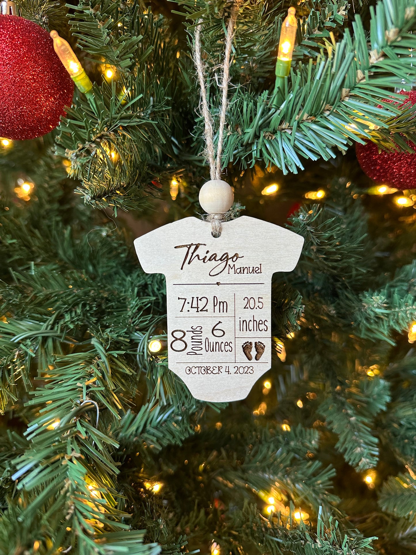 Personalized Onesie Ornament